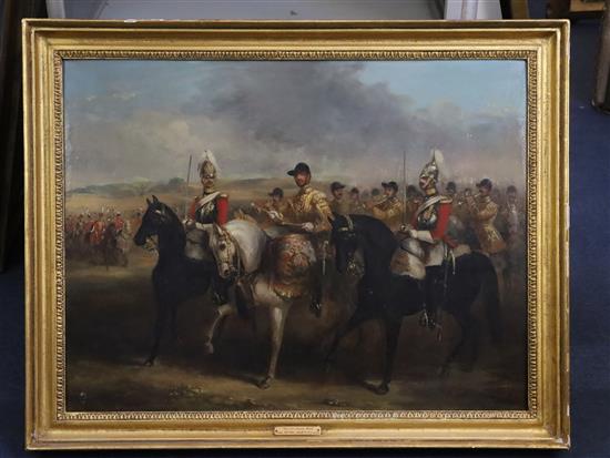 Henry Martens (1795-1870) The Life Guards Band, 19 x 25in.